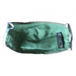 Protection respiratoire réutilisable protège-dents lavable masque de protection réutilisable pour la protection du nez en chanvre avec 3 filtres, vert