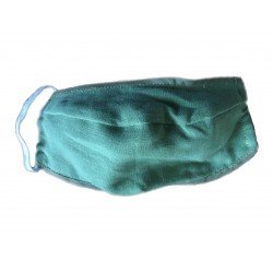 Protection respiratoire réutilisable protège-dents lavable masque de protection réutilisable pour la protection du nez en chanvre avec 3 filtres, vert