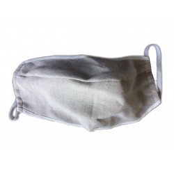 Protection respiratoire réutilisable protège-dents lavable masque de protection réutilisable pour la protection du nez en chanvre avec 3 filtres, naturel