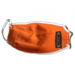 Protection respiratoire réutilisable protège-dents lavable masque de protection réutilisable pour la protection du nez en chanvre avec 3 filtres, orange