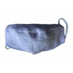 Protection respiratoire réutilisable protège-dents lavable masque de protection réutilisable pour la protection du nez en chanvre avec 3 filtres, bleu ciel