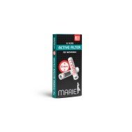 Marie Activfilter met actieve kool van gezuiverde kokosnoot houtskool 8mm, 10 stuks