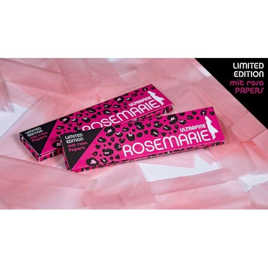 Marie Rosemarie Limited Edition Pink King Size Slim Ultrafine Papers Rolling Papers, 34 Sheets Marie Rosemarie Limited Edition Pink King Size Slim Ultrafine Papers Rolling Papers, 34 Sheets