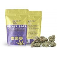 Silver Star - 5% CBD gevriesdroogde Cannabidiol cannabisbloemen, 4 gram Silver Star - 5% CBD gevriesdroogde Cannabidiol cannabisbloemen, 4 gram