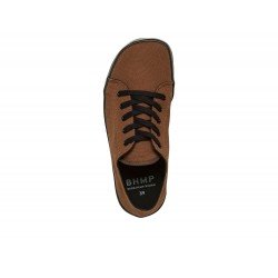 Hemp barefoot sneaker HOSKA Brown-Black