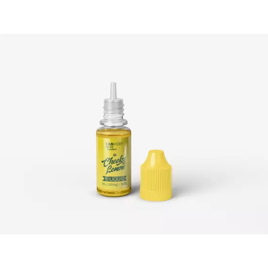 Cannabidiol E Liquid Cheeky Lemon 3 CBD 300mg Nicotine Free, 10ml  (7640177583406) - CANVORY