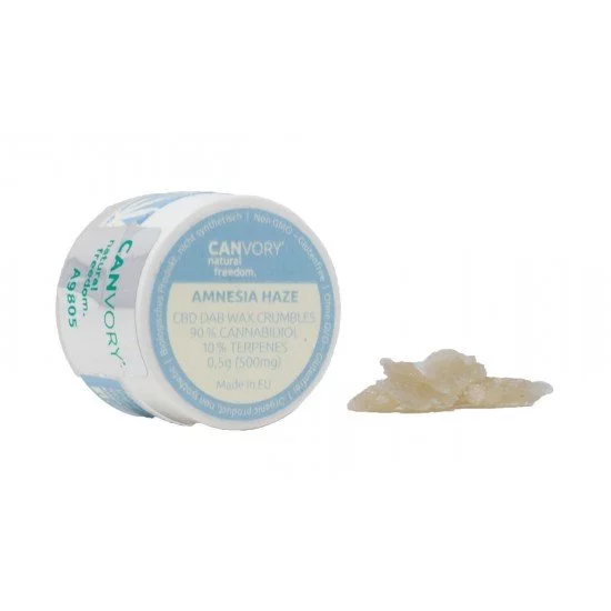 Amnesia Haze CBD Terpsolate Cannabidiol Dab Wax 90 , 500 mg