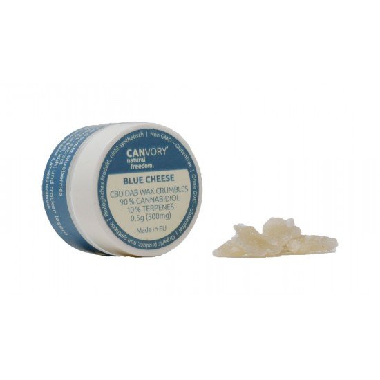 Blue Cheese CBD Terpsolate Cannabidiol Dab Wax 90 , 500 mg - CANVORY