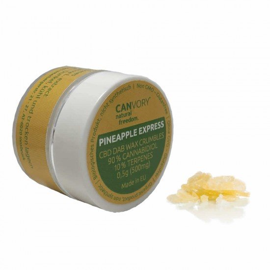 Pineapple Express CBD Cannabidiol Dab Wax 90 , 500 mg - CANVORY