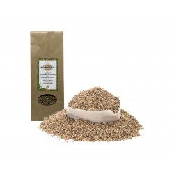 Graines de chanvre bio non pelées grillé salé, 150 grammes