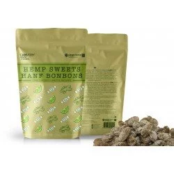 CBD Cannabidiol  Bonbons au chanvre Bonbons au cannabis au goût citron vert et gingembre, 0,5% CBD