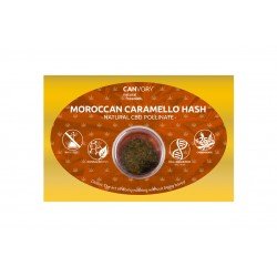 Moroccan Caramello Hasch 25% CBD Polliniser Cannabidiol Extrait sec, 3 gramme