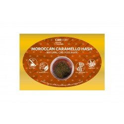 Moroccan Caramello Hasch 45% CBD Polliniser Cannabidiol Extrait sec, 3 gramme